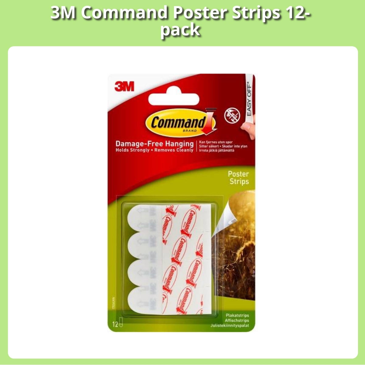 Anmeldelse af 3M Command Poster Strips 12-pack