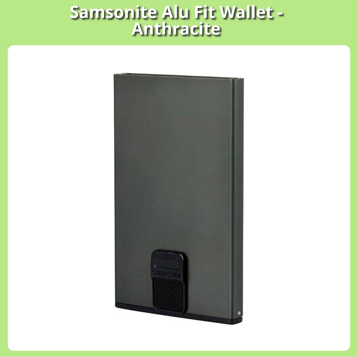 Anmeldelse af Samsonite Alu Fit Wallet - Anthracite
