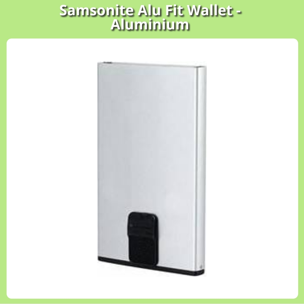 Anmeldelse af Samsonite Alu Fit Wallet - Aluminium