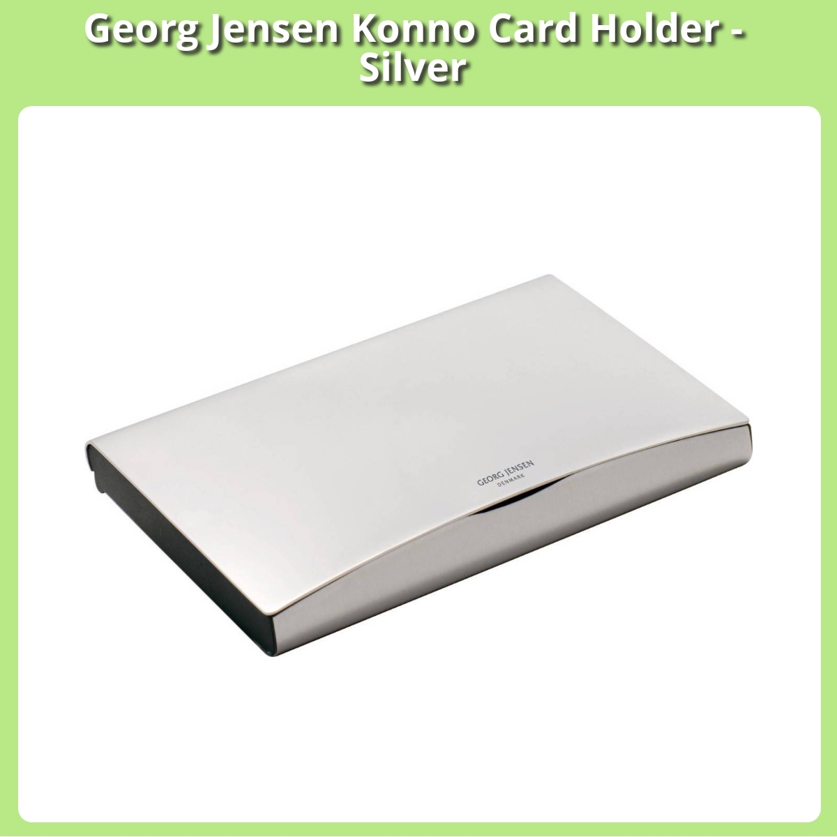 Anmeldelse af Georg Jensen Konno Card Holder - Silver