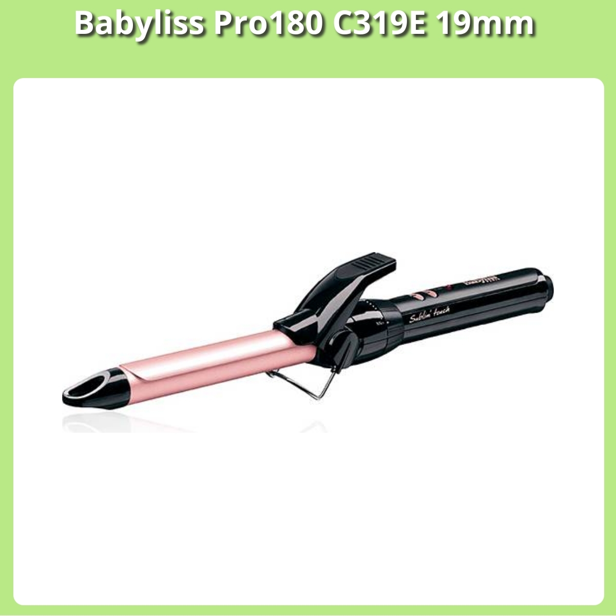 Anmeldelse af Babyliss Pro180 C319E 19mm