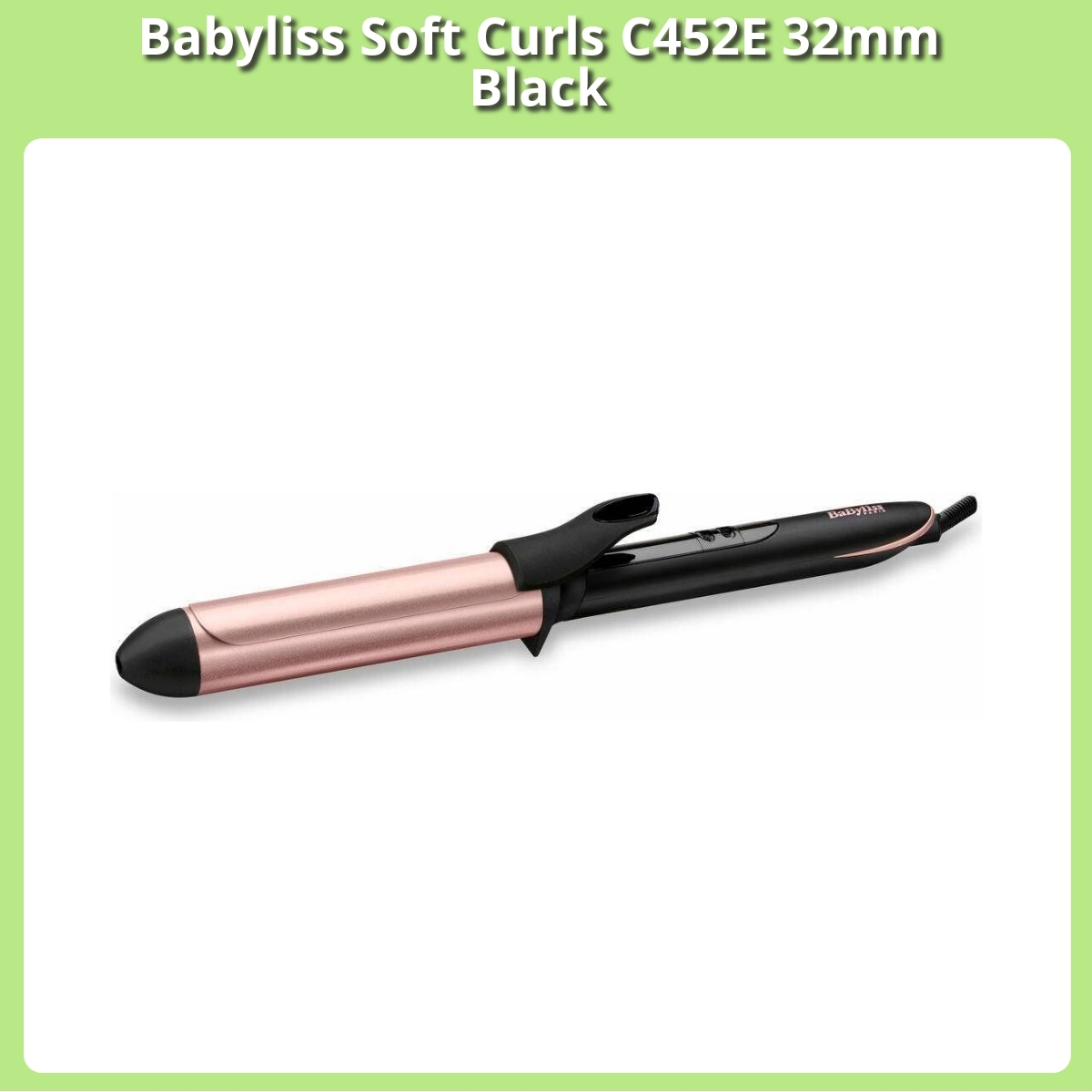 Anmeldelse af Babyliss Soft Curls C452E 32mm Black