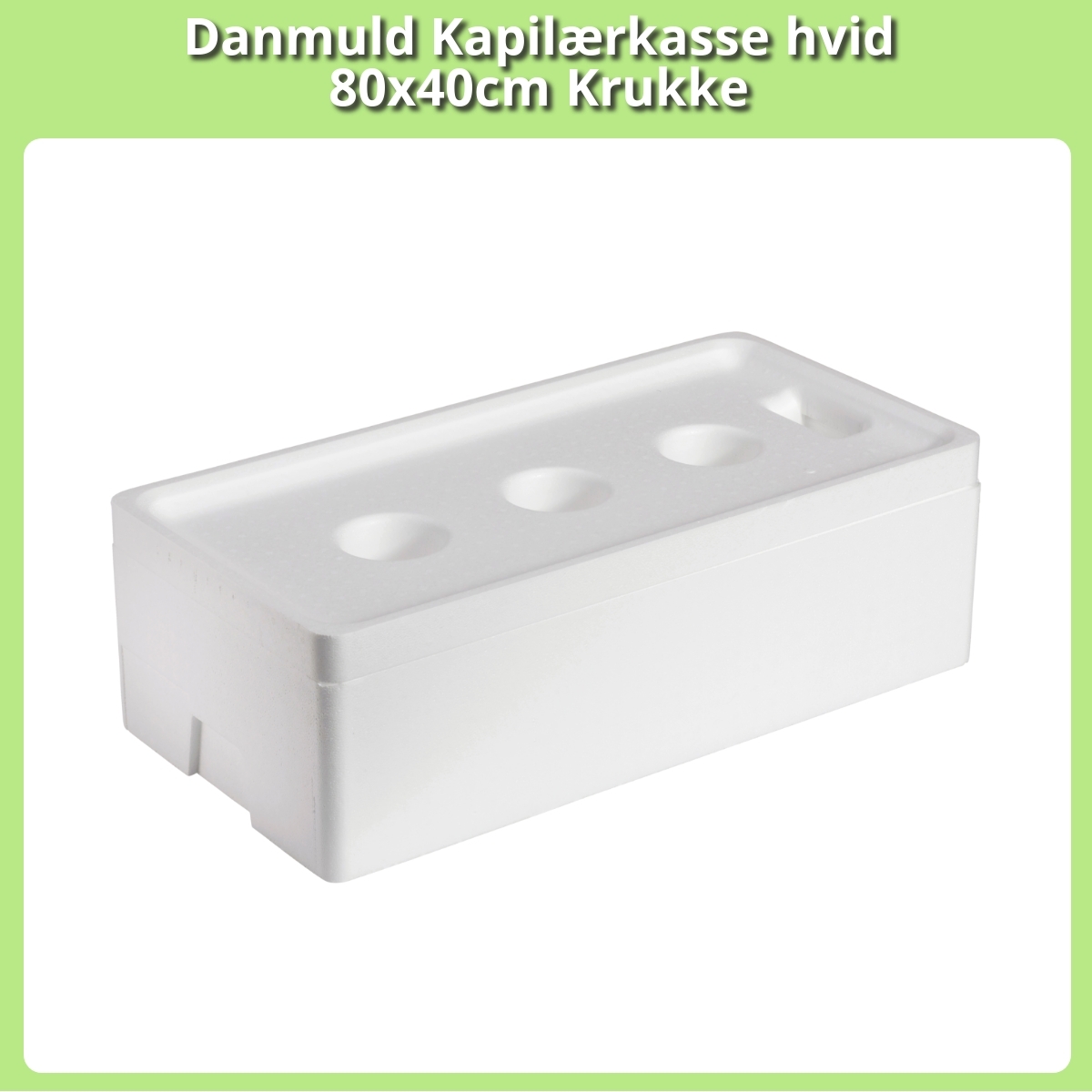 Anmeldelse af Danmuld Kapilærkasse hvid 80x40cm Krukke