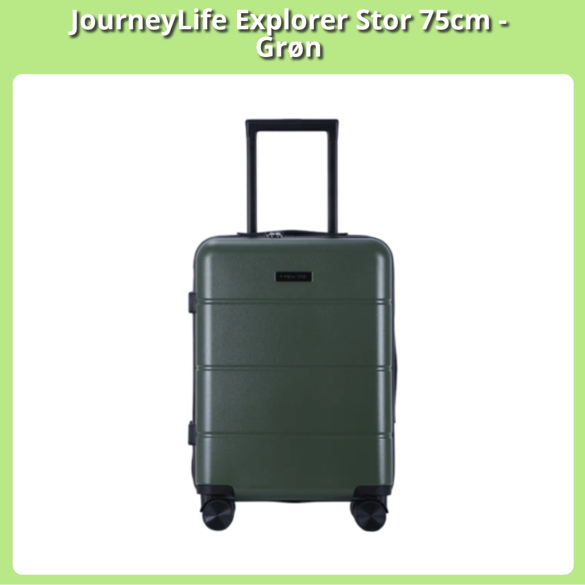 Anmeldelse af JourneyLife Explorer Stor 75cm - Grøn