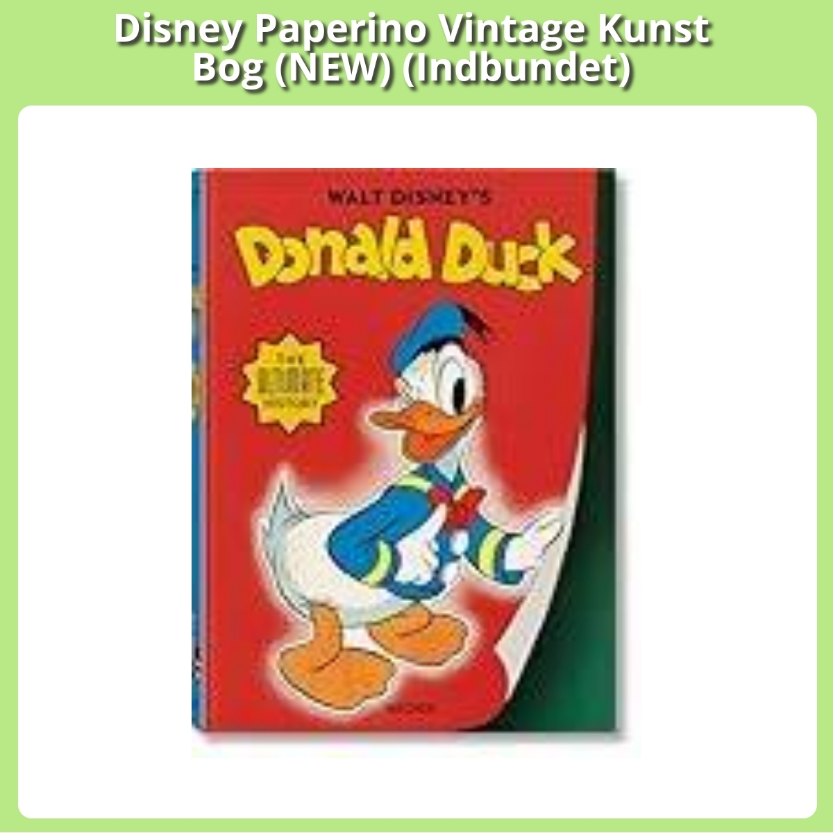 Anmeldelse af Disney Paperino Vintage Kunst Bog (NEW) (Indbundet)