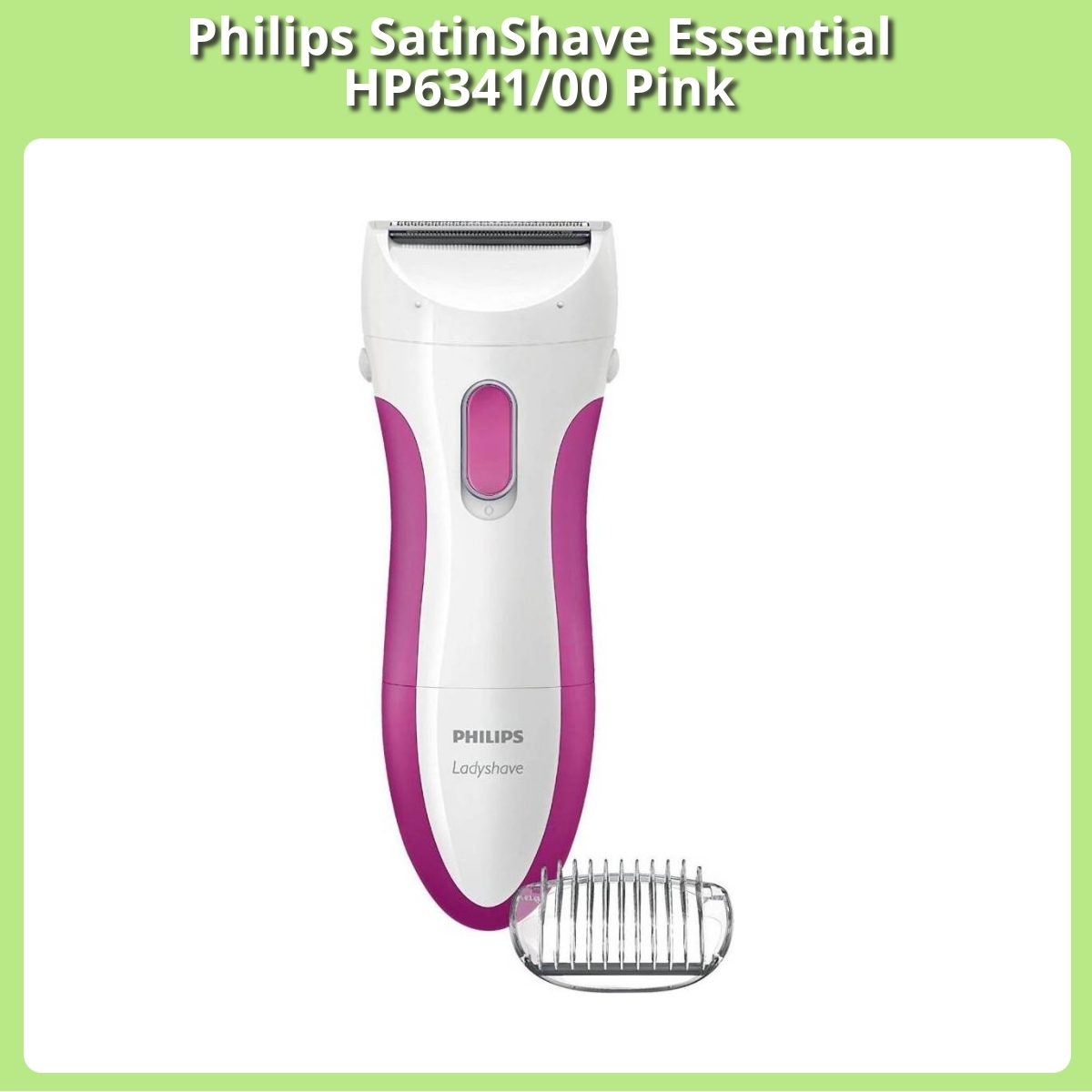 Anmeldelse af Philips SatinShave Essential HP6341/00 Pink