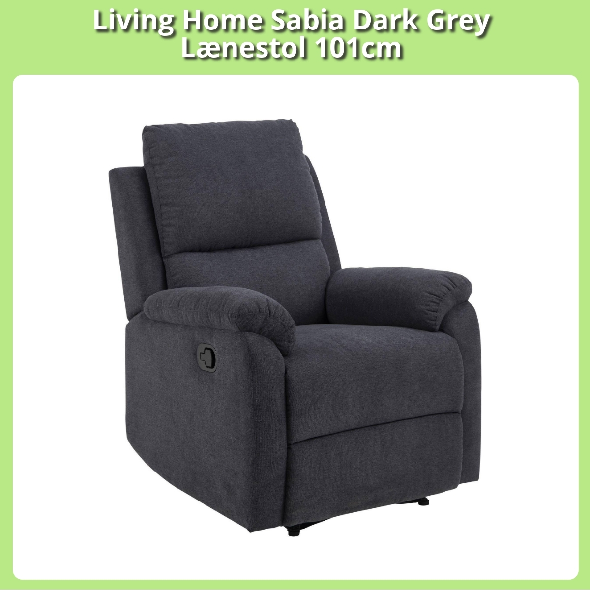 Anmeldelse af Living Home Sabia Dark Grey Lænestol 101cm