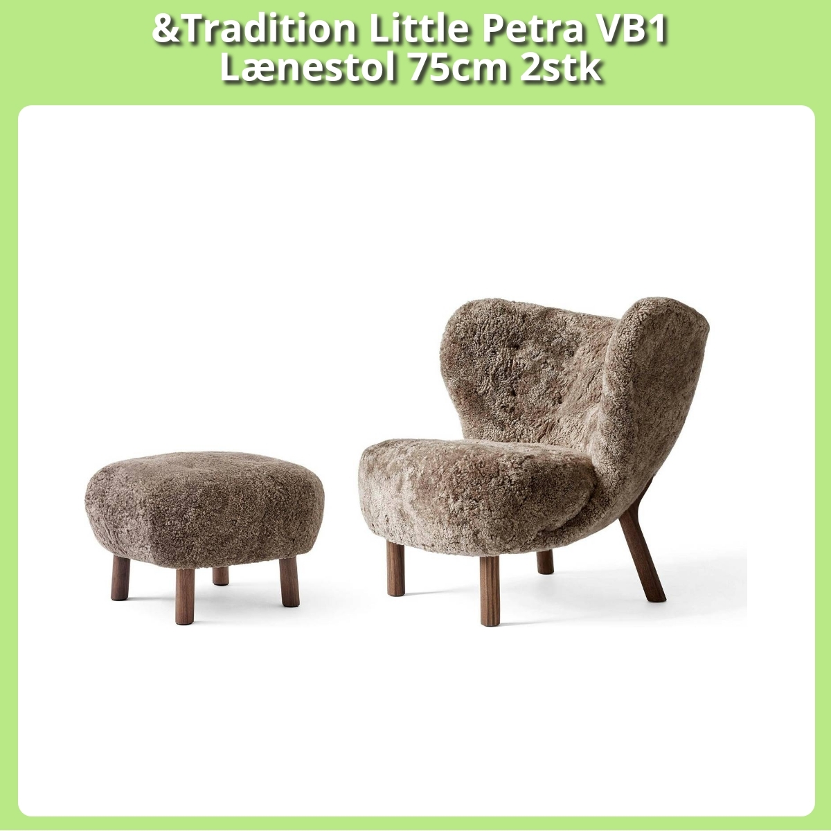 Anmeldelse af &Tradition Little Petra VB1 Lænestol 75cm 2stk