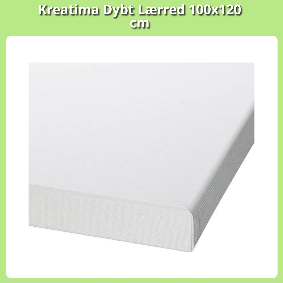 Anmeldelse af Kreatima Dybt Lærred 100x120 cm