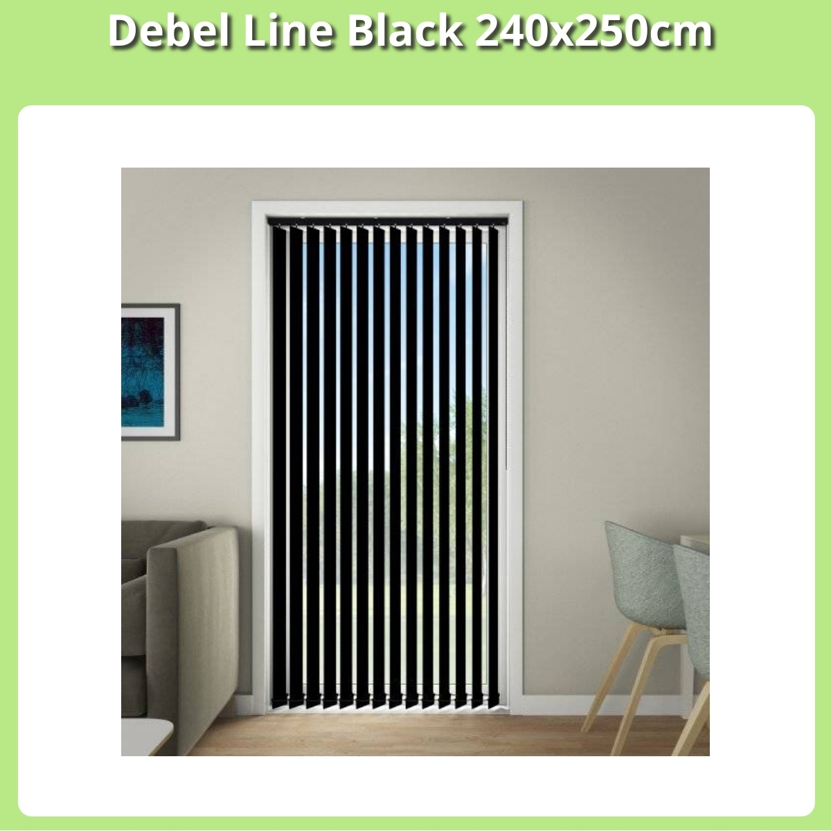 Anmeldelse af Debel Line Black 240x250cm