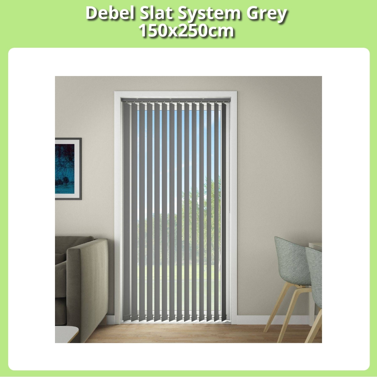 Anmeldelse af Debel Slat System Grey 150x250cm