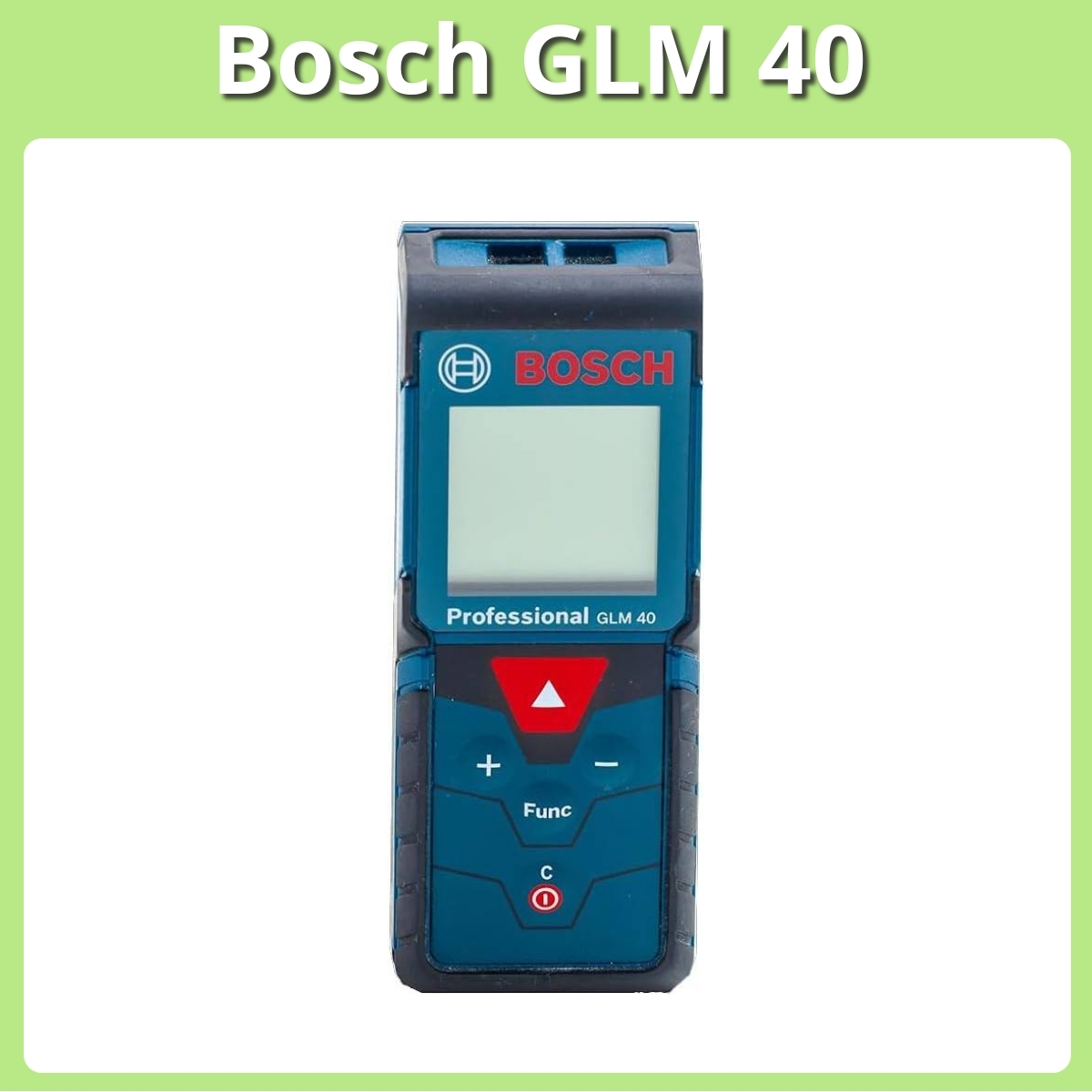 Anmeldelse af Bosch ‎GLM 40