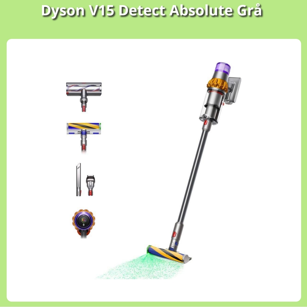 Anmeldelse af Dyson V15 Detect Absolute Grå