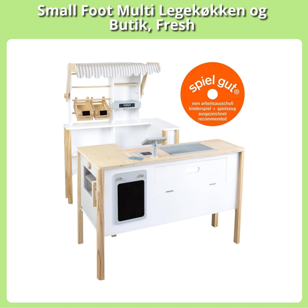 Anmeldelse af Small Foot Multi Legekøkken og Butik, Fresh