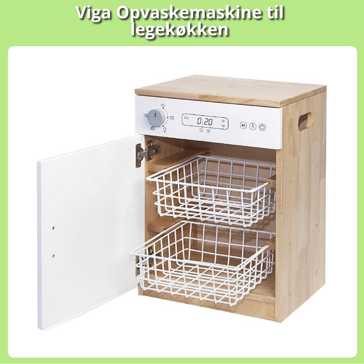 Anmeldelse af Viga Opvaskemaskine til legekøkken