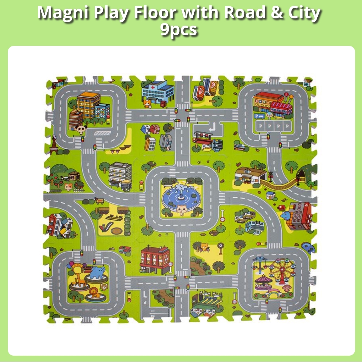 Anmeldelse af Magni Play Floor with Road & City 9pcs