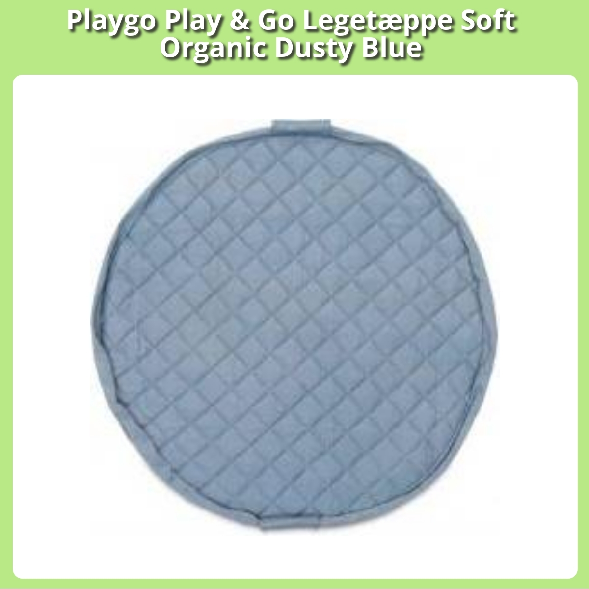 Anmeldelse af Playgo Play & Go Legetæppe Soft Organic Dusty Blue