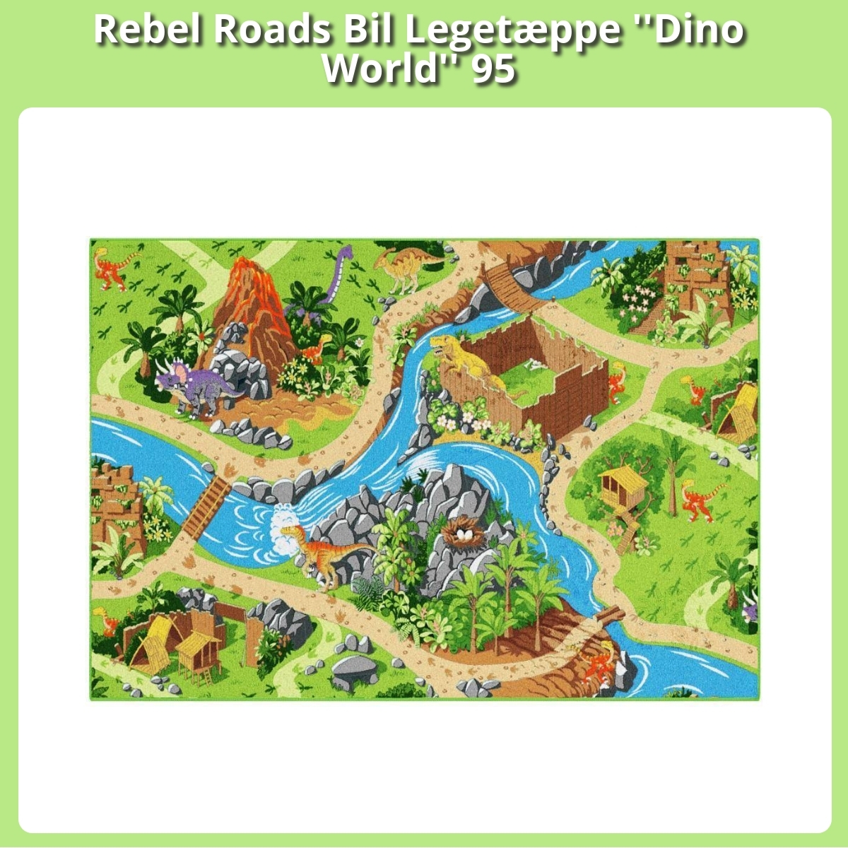 Anmeldelse af Rebel Roads Bil Legetæppe ''Dino World'' 95