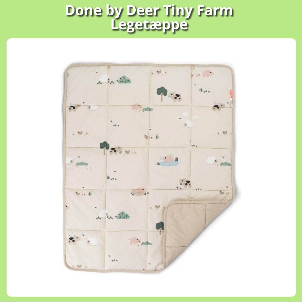Anmeldelse af Done by Deer Tiny Farm Legetæppe
