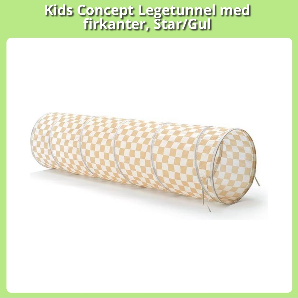 Anmeldelse af Kids Concept Legetunnel med firkanter, Star/Gul