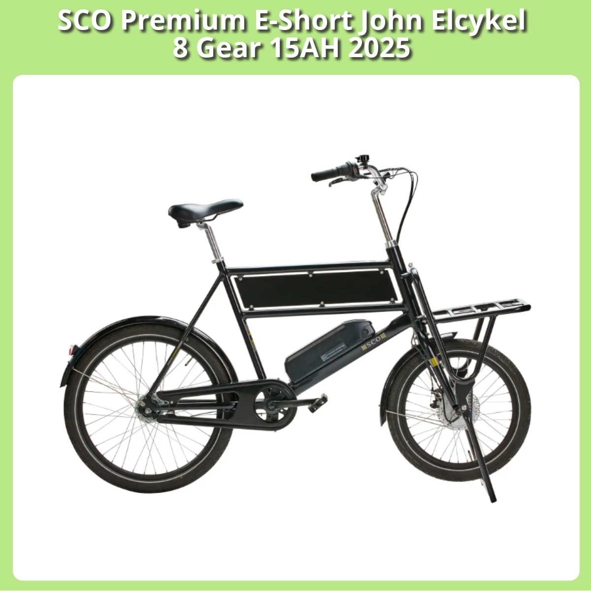 Anmeldelse af SCO Premium E-Short John Elcykel 8 Gear 15AH 2025