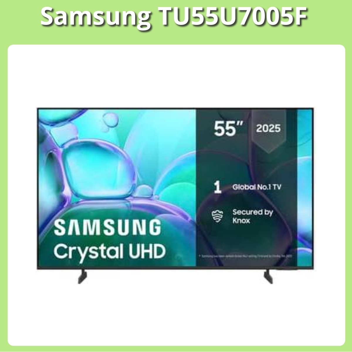 Anmeldelse af Samsung TU55U7005F