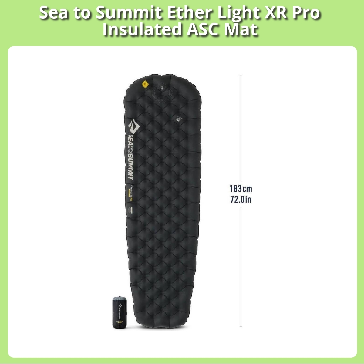 Anmeldelse af Sea to Summit Ether Light XR Pro Insulated ASC Mat