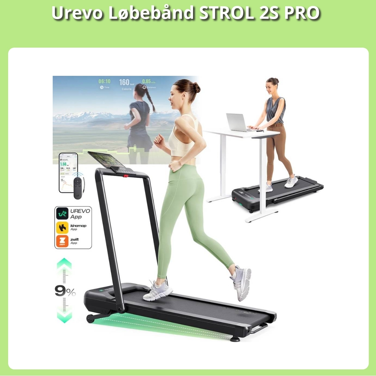 Anmeldelse af Urevo Løbebånd STROL 2S PRO