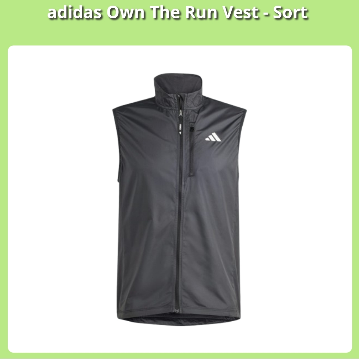 Anmeldelse af adidas Own The Run Vest - Sort