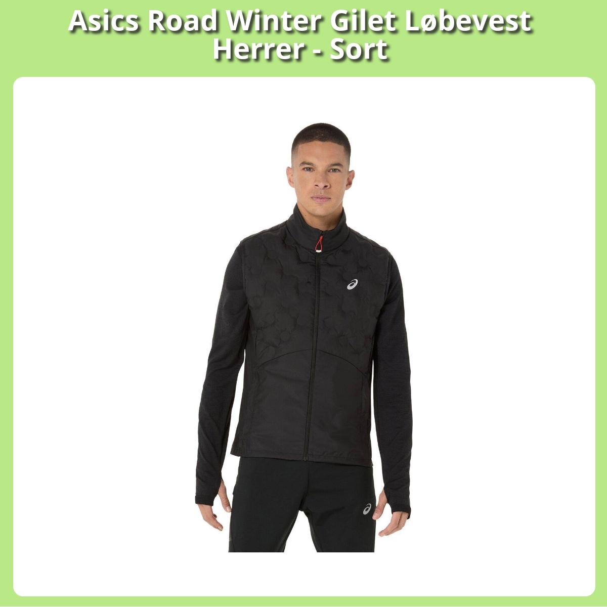 Anmeldelse af Asics Road Winter Gilet Løbevest Herrer - Sort