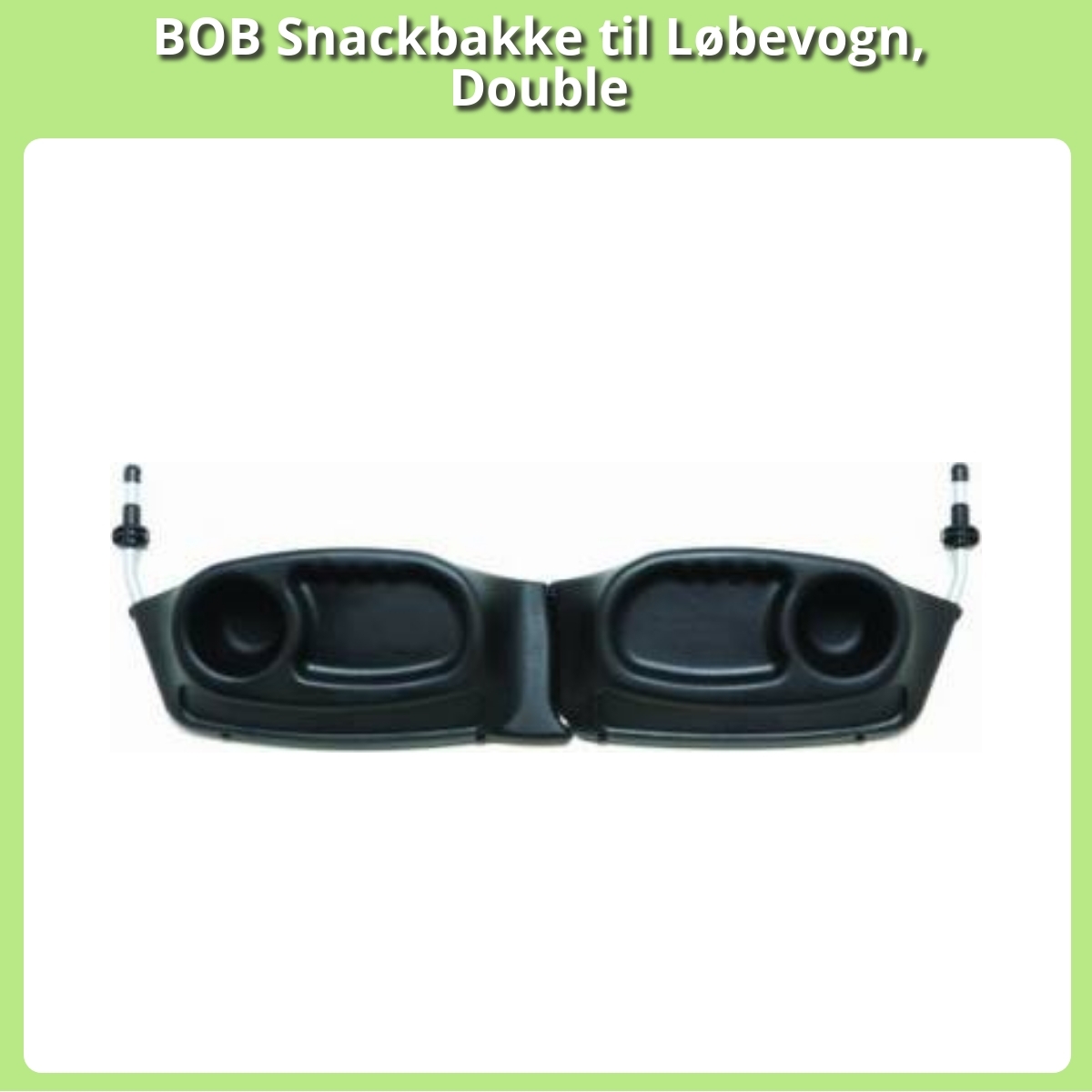 Anmeldelse af BOB Snackbakke til Løbevogn, Double