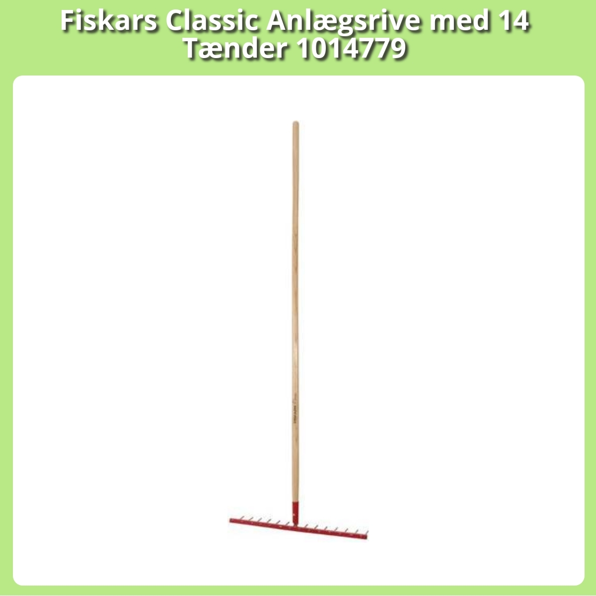 Anmeldelse af Fiskars Classic Anlægsrive med 14 Tænder 1014779