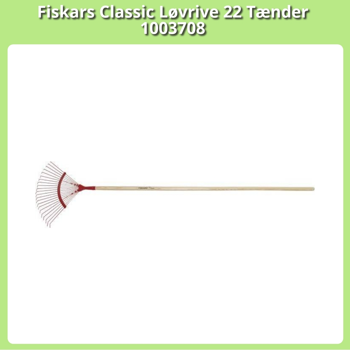 Anmeldelse af Fiskars Classic Løvrive 22 Tænder 1003708