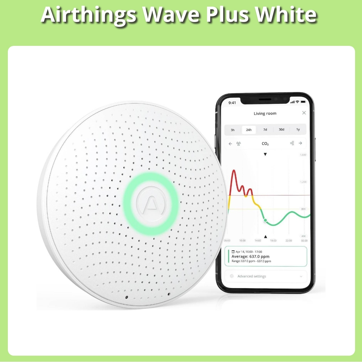 Anmeldelse af Airthings Wave Plus White