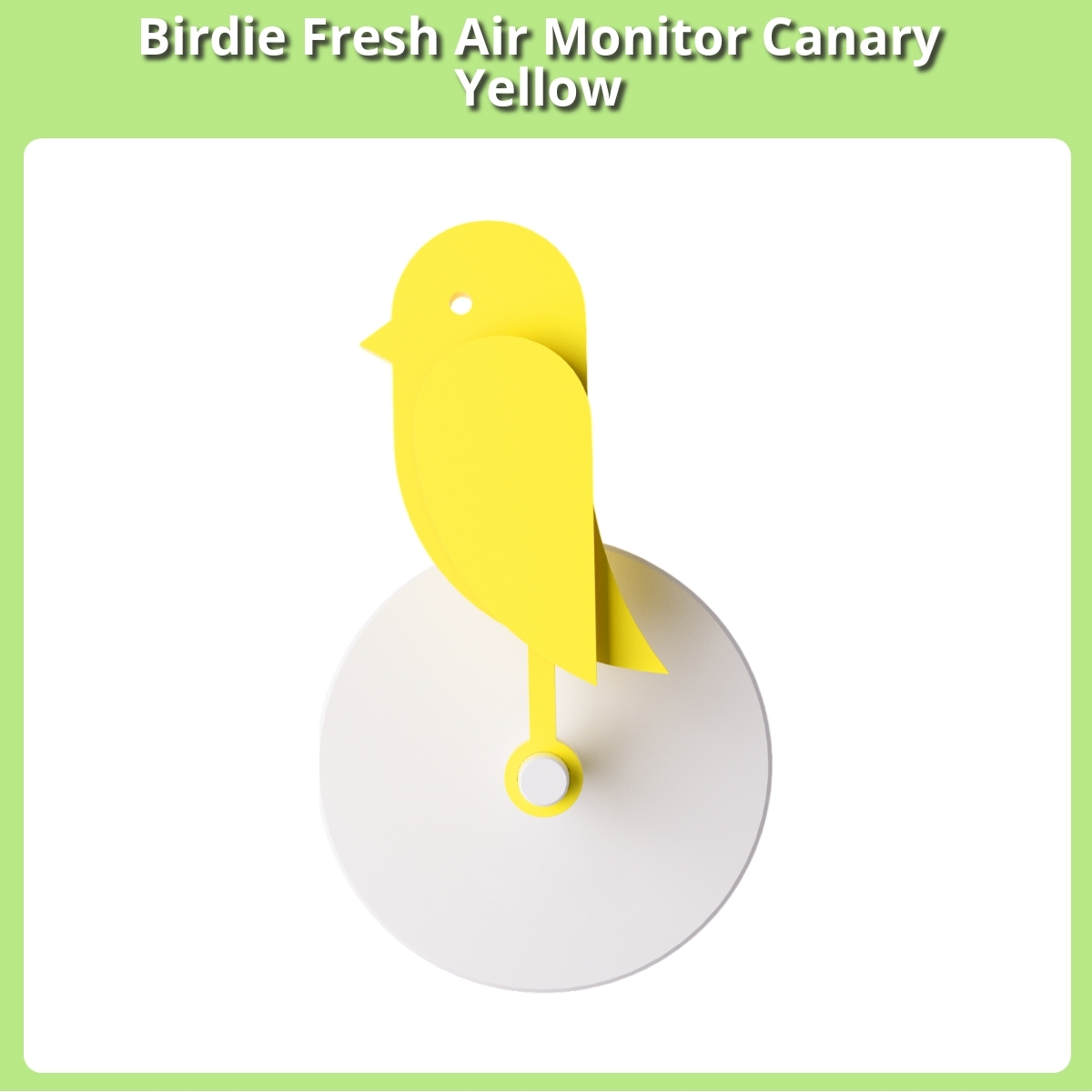 Anmeldelse af Birdie Fresh Air Monitor Canary Yellow