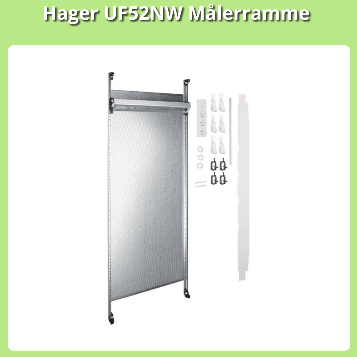 Anmeldelse af Hager UF52NW Målerramme