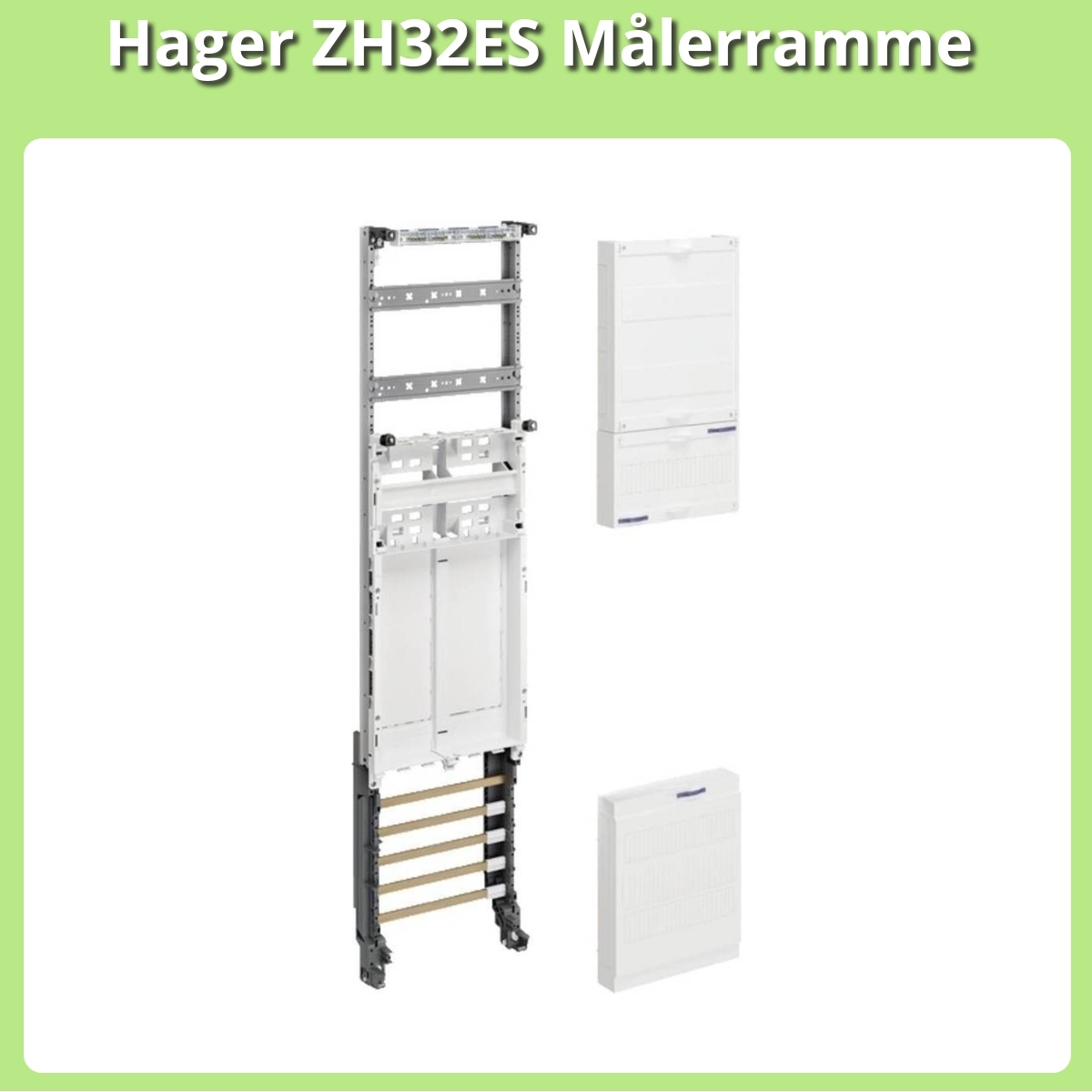 Anmeldelse af Hager ZH32ES Målerramme