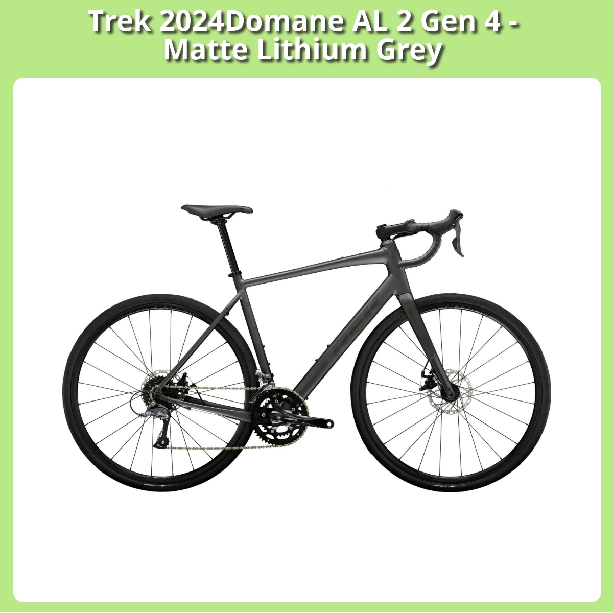Anmeldelse af Trek 2024Domane AL 2 Gen 4 - Matte Lithium Grey
