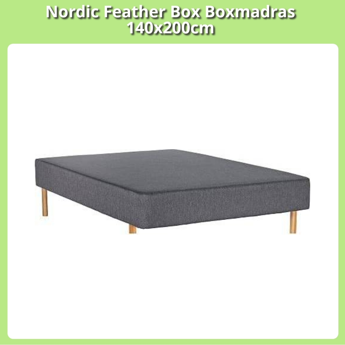 Anmeldelse af Nordic Feather Box Boxmadras 140x200cm