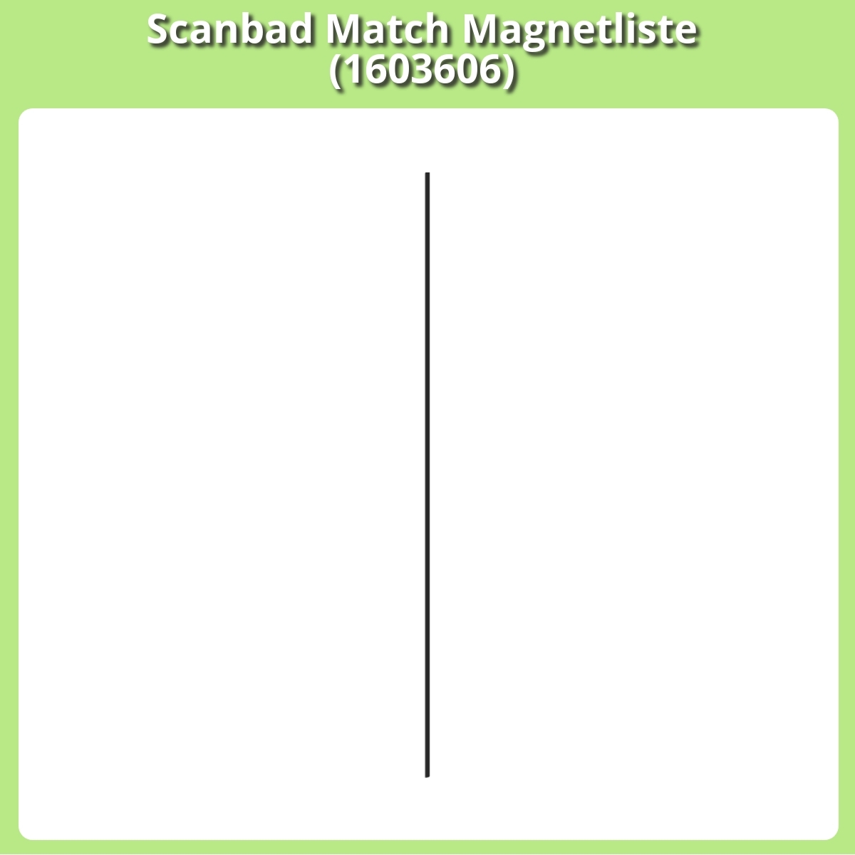 Anmeldelse af Scanbad Match Magnetliste (1603606)