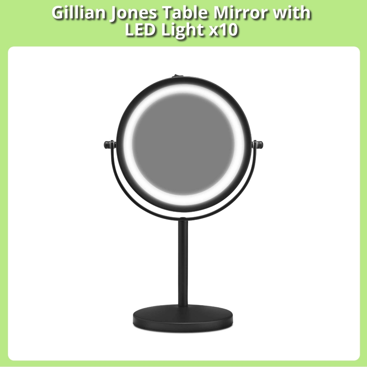 Anmeldelse af Gillian Jones Table Mirror with LED Light x10