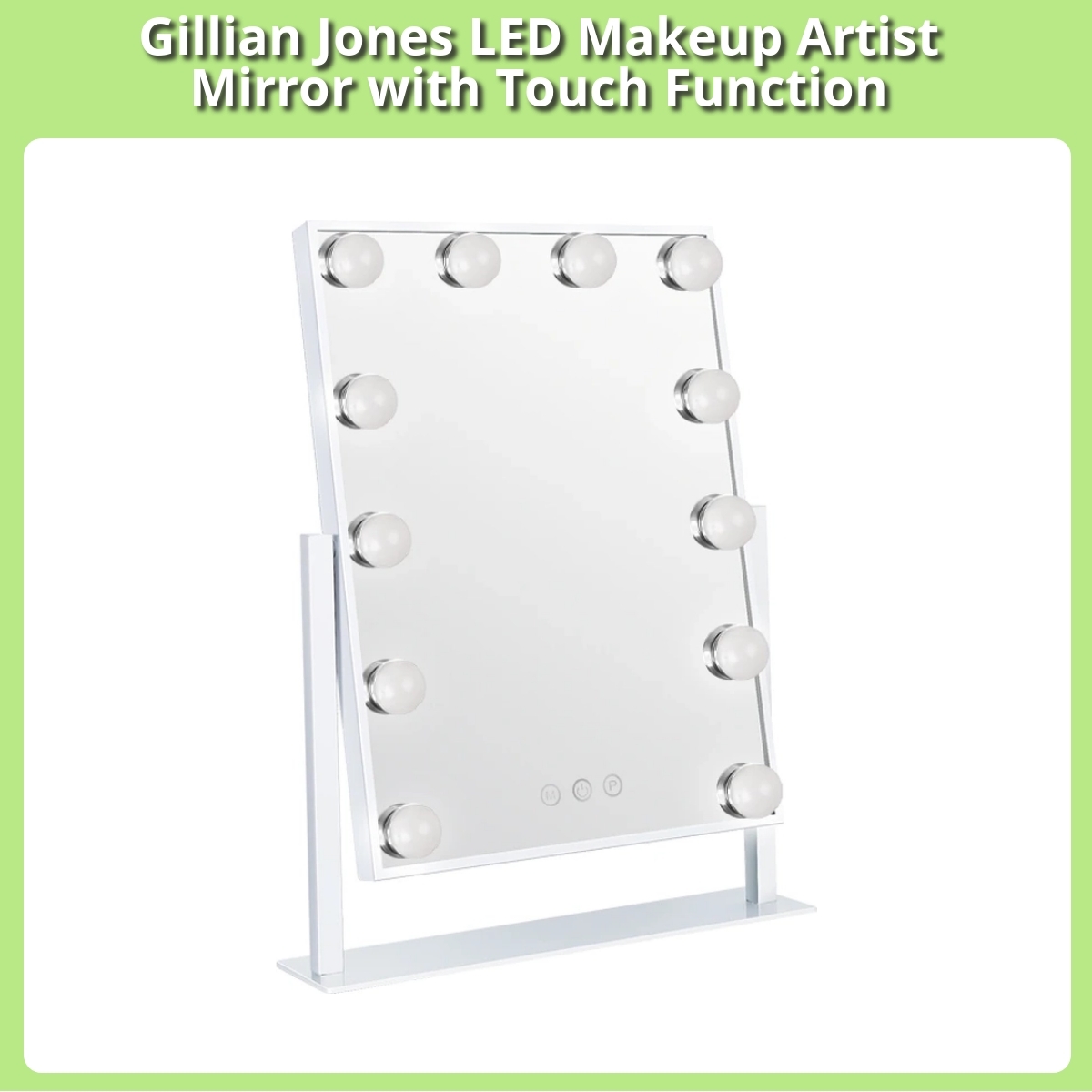 Anmeldelse af Gillian Jones LED Makeup Artist Mirror with Touch Function