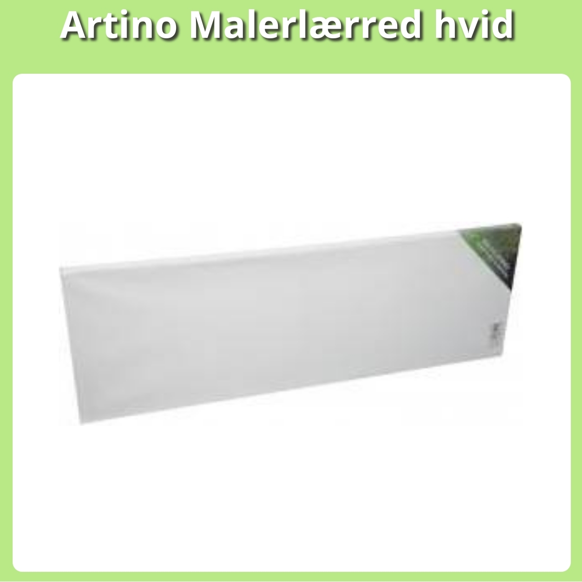 Anmeldelse af Artino Malerlærred hvid