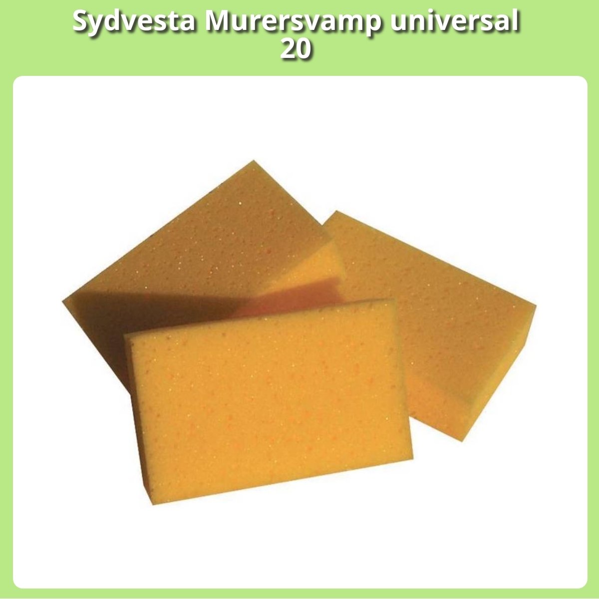 Anmeldelse af Sydvesta Murersvamp universal 20