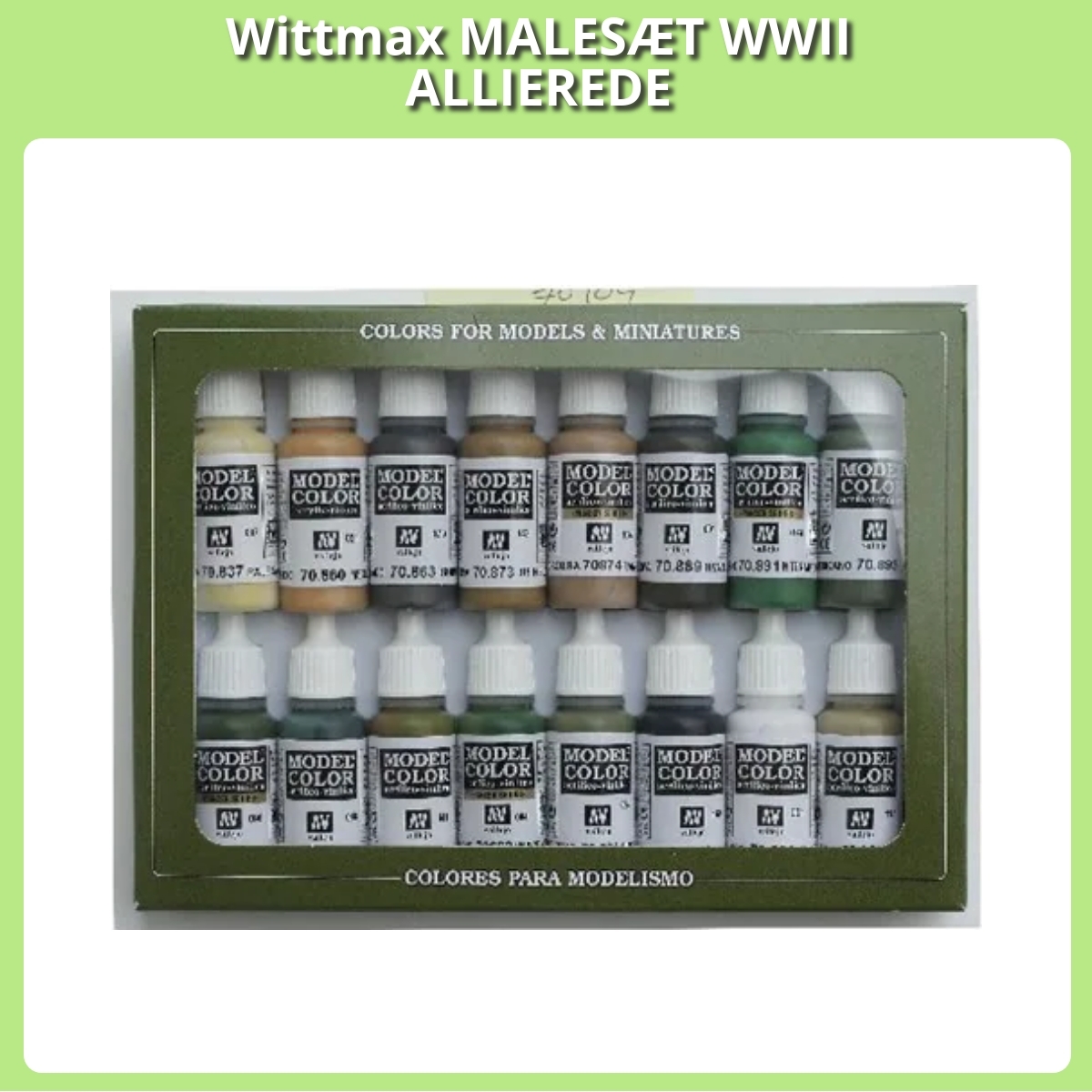 Anmeldelse af Wittmax MALESÆT WWII ALLIEREDE