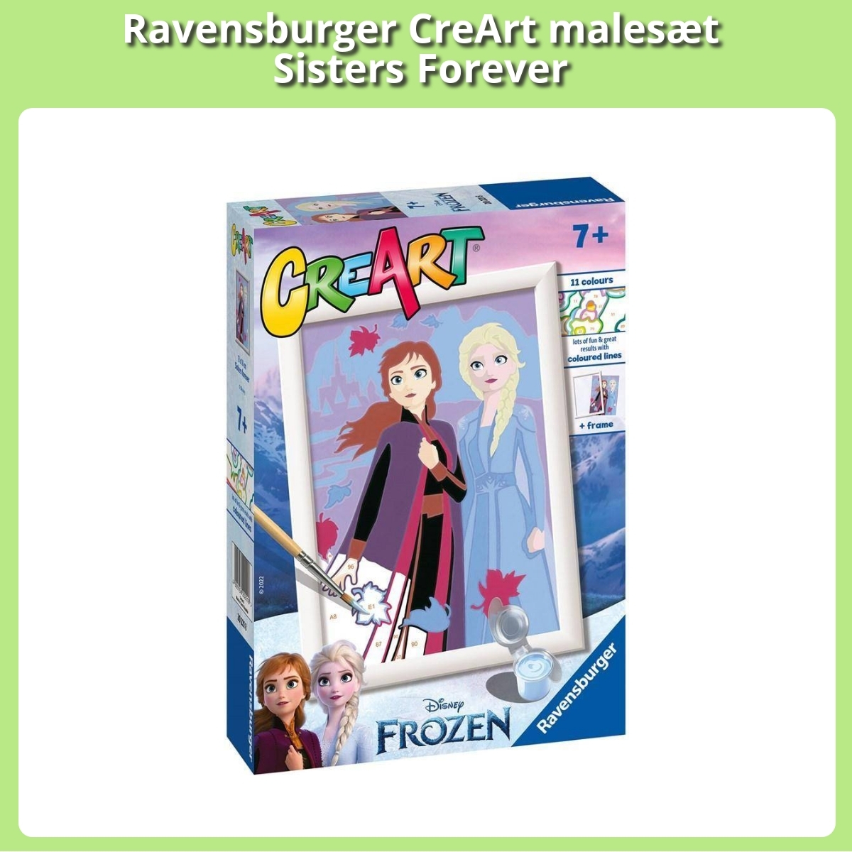 Anmeldelse af Ravensburger CreArt malesæt Sisters Forever