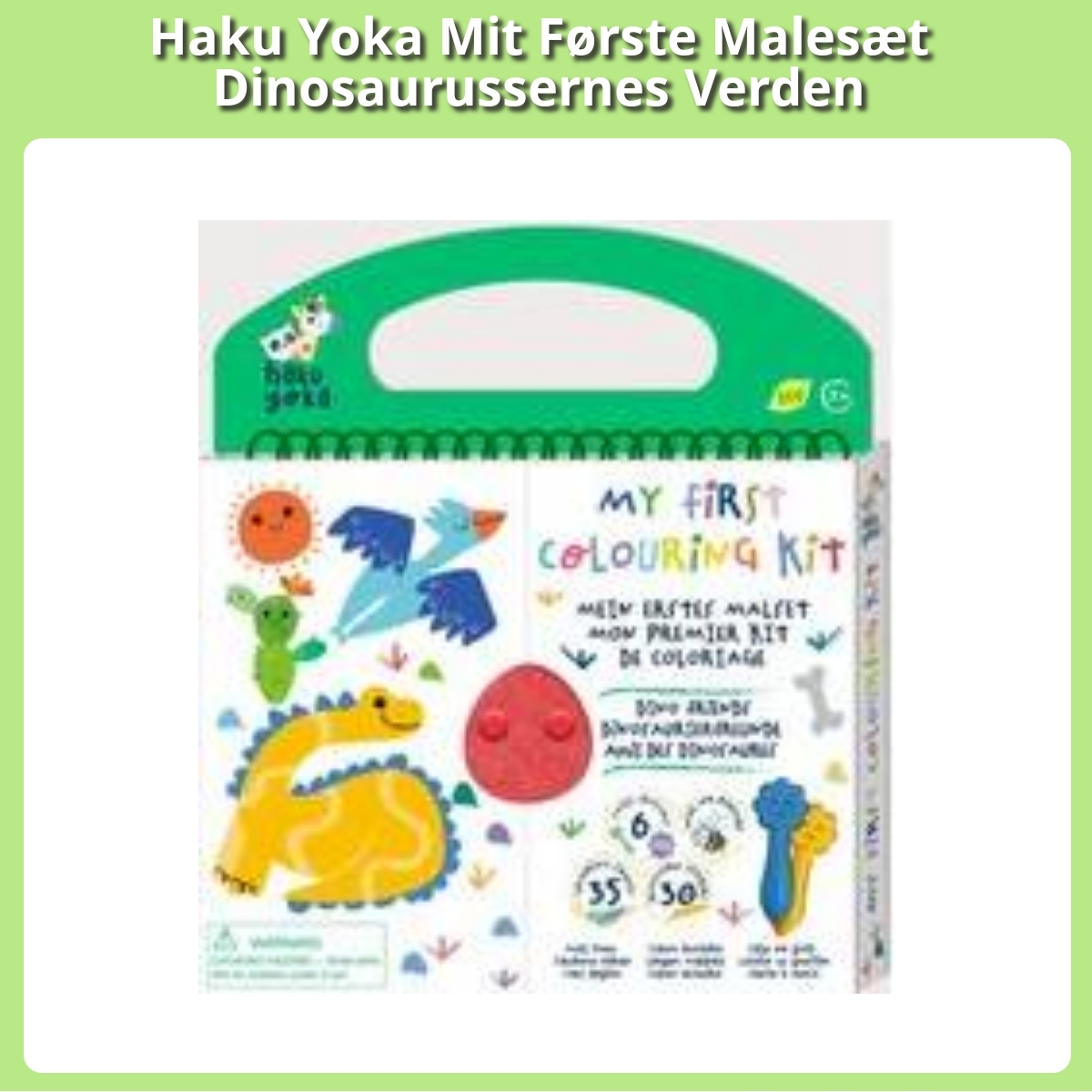 Anmeldelse af Haku Yoka Mit Første Malesæt Dinosaurussernes Verden