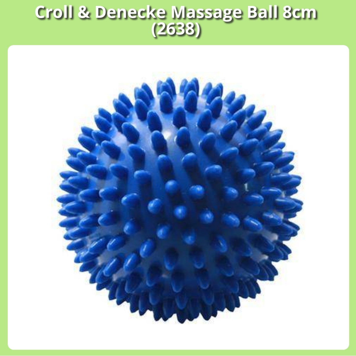 Anmeldelse af Croll & Denecke Massage Ball 8cm (2638)