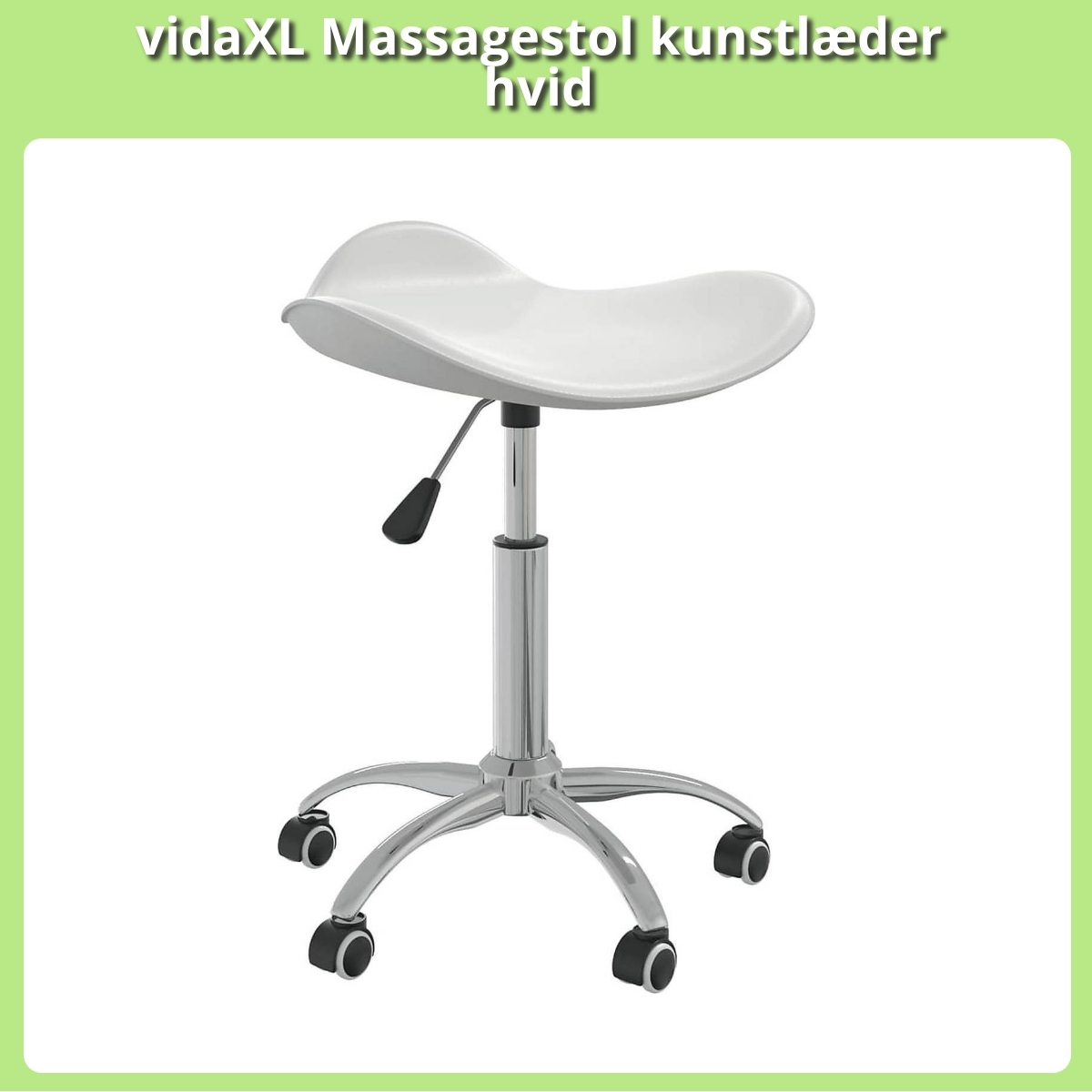 Anmeldelse af vidaXL Massagestol kunstlæder hvid