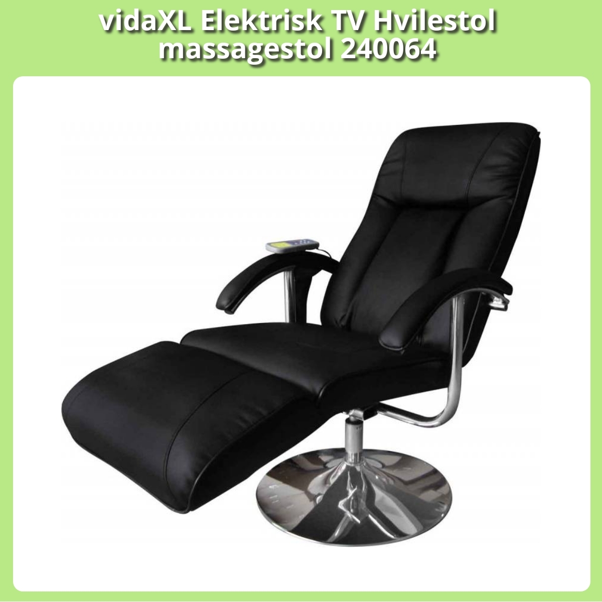 Anmeldelse af vidaXL Elektrisk TV Hvilestol massagestol 240064